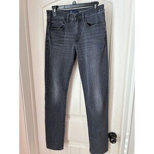 Gap Slim Soft Wear Gray Black Wash Denim Jeans Men's 29/31